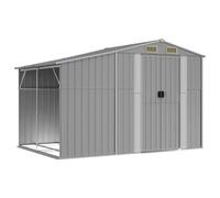 vidaXL Abri de Jardin Gris 277x192,5x179 cm Acier galvanisé