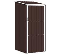 vidaXL Abri de jardin Marrron 87x98x159 cm Acier galvanisé 46292