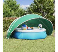 vidaXL Abri de piscine 500 x 500 x 236 cm, polyester 185T avec revêtement en PU