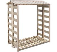 vidaXL Abri de stockage du bois de chauffage 150x90x176 cm Bois de pin imprégné