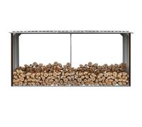 vidaXL Abri de stockage de bois - Marron
