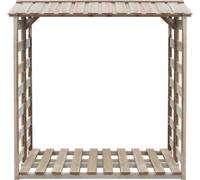 vidaXL Abri de stockage du bois de chauffage 150x90x176 cm Bois de pin imprégné