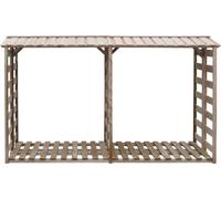 vidaXL Abri de stockage du bois de chauffage 300x90x176 cm Bois de pin imprégné