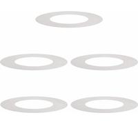 vidaXL adapté aux anneaux d'arbres plats 5 pcs argent Ø40 / 70 cm acier inoxydable