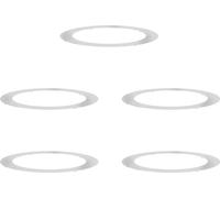 vidaXL adapté aux anneaux d'arbres plats 5 pcs argent Ø90 / 120 cm