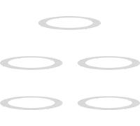 vidaXL adapté aux anneaux d'arbres plats 5 pcs argent Ø90 / 120 cm acier inoxydable