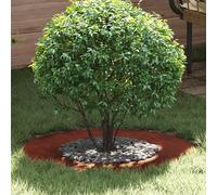 vidaXL adapté aux anneaux d'arbres plats 5 pcs brun Ø40 / 70 cm