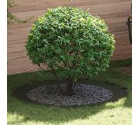 vidaXL adapté pour anneau d'arbre plat vert olive Ø90 / 120 cm acier