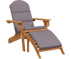 vidaXL Adirondack-Gartenstuhl mit Fußstütze Massivholz Akazie