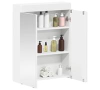 vidaXL Amoire de Salle de Bain avec Miroir Tulum Blanc