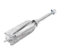 vidaXL Ancre pliable argenté 10 kg fonte galvanisée à chaud