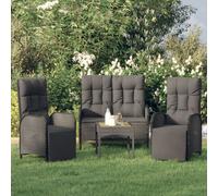 vidaXL Ancres de poteau 4 pcs Métal galvanisé 141 mm