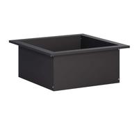 vidaXL Anneau de Braise Noir 90 x 90 x 25 cm Acier