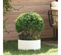 vidaXL Anneau de jardinière 5 pcs Blanc 40 x 40 x 20 cm