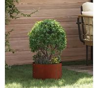 vidaXL Anneau pour plantes 5 pcs Marron 30 x 30 x 20 cm Acier résistant aux intempéries