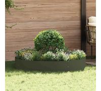 vidaXL Anneau de jardinière Vert olive 120 x 120 x 20 cm
