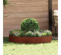 vidaXL Anneau pour plantes 5 pcs Marron 120 x 120 x 20 cm Acier résistant aux intempéries