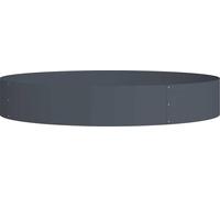 vidaXL Anneau pour plantes anthracite 120 x 120 x 20 cm Acier laminé à froid