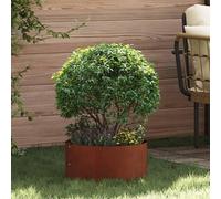 vidaXL Anneau pour plantes 5 pcs Marron 40 x 40 x 20 cm Acier résistant aux intempéries