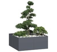 vidaXL anthracite 100x100x40 cm acier