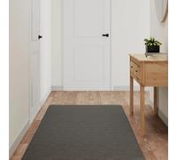 vidaXL Tapis de Couloir Anthracite 80x180 cm, Tapis d'entrée, Tapis de Porte, Tapis de Couloir Lavable, Moquette de Couloir, Moquette de Sol