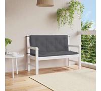 Coussin pour balancelle - VIDAXL - 120 cm - Gris Anthracite - Rectangulaire - Extérieur
