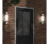vidaXL Applique murale d'extérieur argenté acier inoxydable
