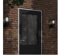 vidaXL Applique murale d'extérieur noir acier inoxydable