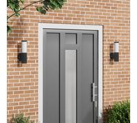 Vidaxl Applique Murale Extérieure 2 Pcs En Acier Inoxydable Noir Ip44