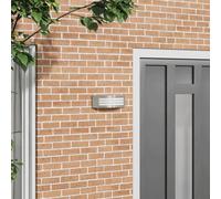 Vidaxl Applique Murale Extérieure Acier Inoxydable Argent Ip44