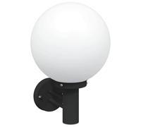 vidaXL Applique Murale Extérieure Noir 28 x 25 x 38 cm, Applique murale moderne, luminaire résistant, éclairage jardin, lampe imperméable pour votre garage