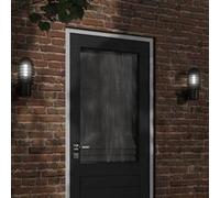 vidaXL Lampes murales d'extérieur 2 pcs. noir acier inoxydable