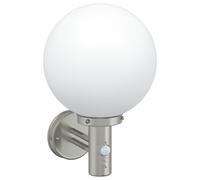Vidaxl Appliques Murales Extérieure Avec Détecteur 2 Pcs En Acier Inoxydable Argent Ip44