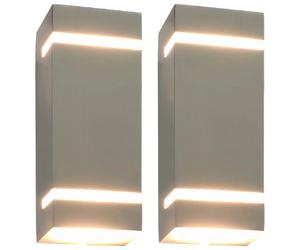 vidaXL Appliques x2 - Argenté
