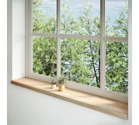 vidaXL Appuis de fenêtre 2 pcs. Non traité 160x25x2 cm Chêne massif