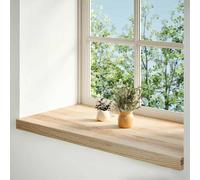 vidaXL Appuis de fenêtre 2 pcs. Non traité 70x40x2 cm Chêne massif