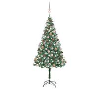 vidaXL Arbre de Noël artificiel 180 cm - Pommes de pin