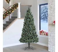 vidaXL Arbre de Noël artificiel pré-éclairé avec ensemble de boules