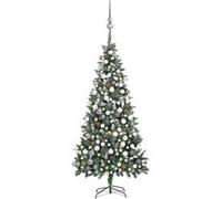 vidaXL Arbre de Noël artificiel 210 cm avec pommes de pin
