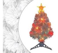 vidaXL Arbre de Noël avec fibre optique - 64 cm