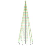vidaXL Arbre de Noël avec clous de terre Multicolore 732 LED 500 cm