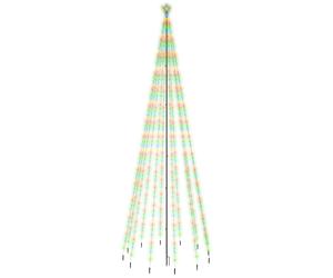 vidaXL Arbre de Noël avec clous de terre Multicolore 732 LED 500 cm