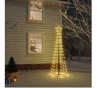 VidaXL Arbre de Noël cône LED 180 cm