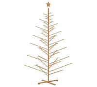 vidaXL Arbre de Noël en Bois 240 cm Bambou et Bois de pin Massif