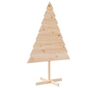 vidaXL Arbre décoratif 150 cm – Bois massif asymétrique Marron