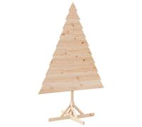 vidaXL Arbre de Noël en bois massif 180 cm