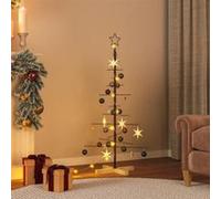 vidaXL Arbre de Noël en métal 120 cm - Noir