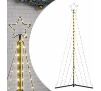 vidaXL Arbre de Noël LED 339 LED blanc chaud 187 cm