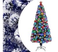 vidaXL Arbre de Noël LED Fibre Optique 150 cm