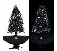 vidaXL Arbre de Noël neigeux 190 cm - Noir